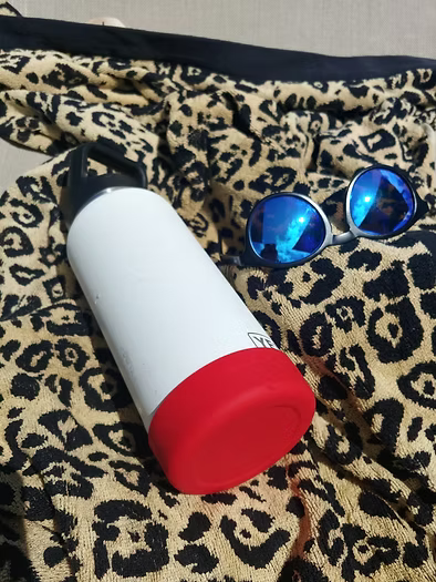 Essential Armour Silicon Yeti Bottle Protector - Ruby Red - - Mansfield Hunting & Fishing - Products to prepare for Corona Virus