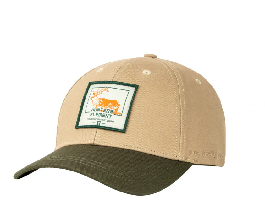 Hunters Element -Fiordland cap Tan\Forest Green