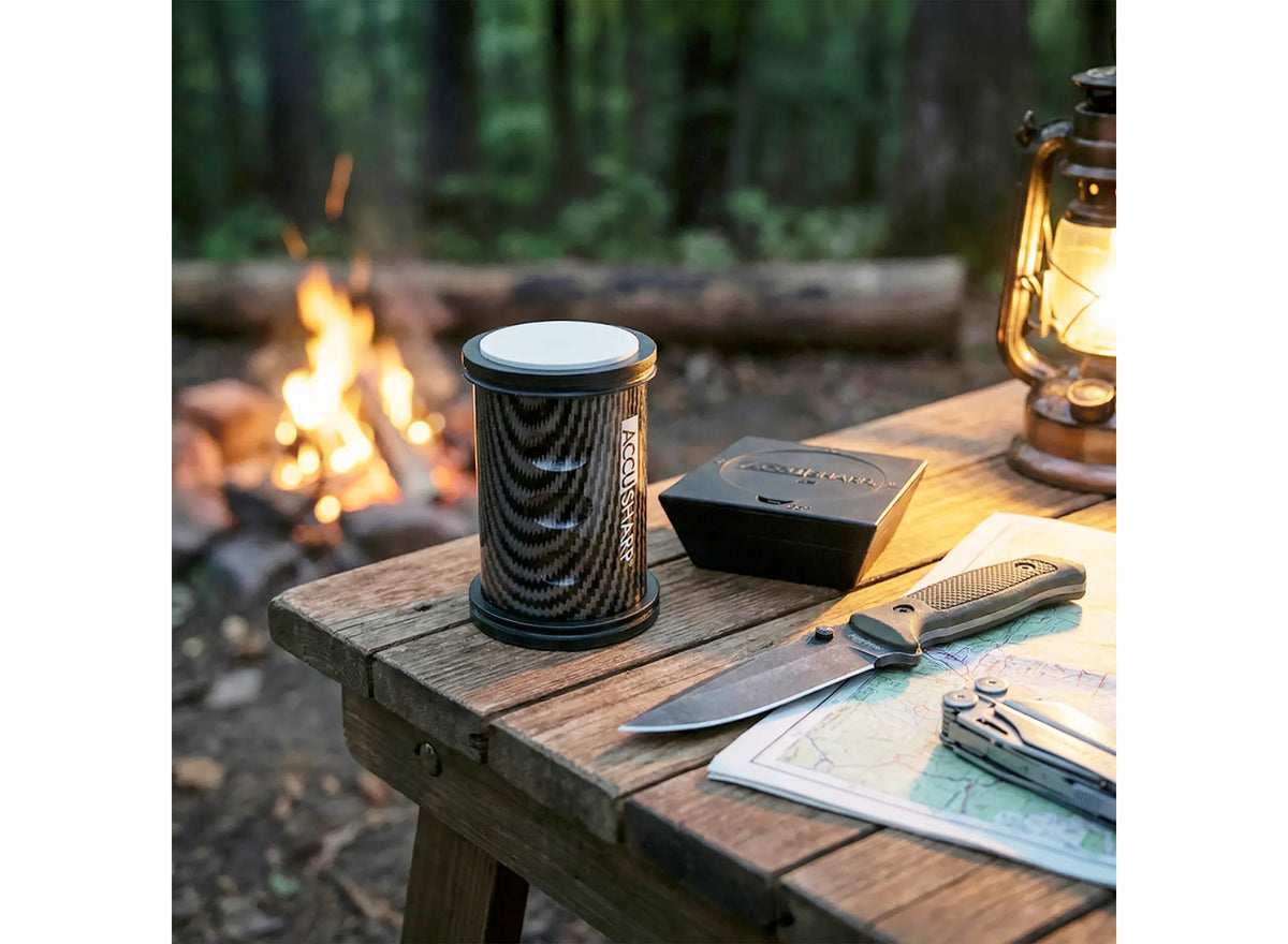 Accusharp Rolling Stone Knife Sharpener - 4 stone - - Mansfield Hunting & Fishing - Products to prepare for Corona Virus
