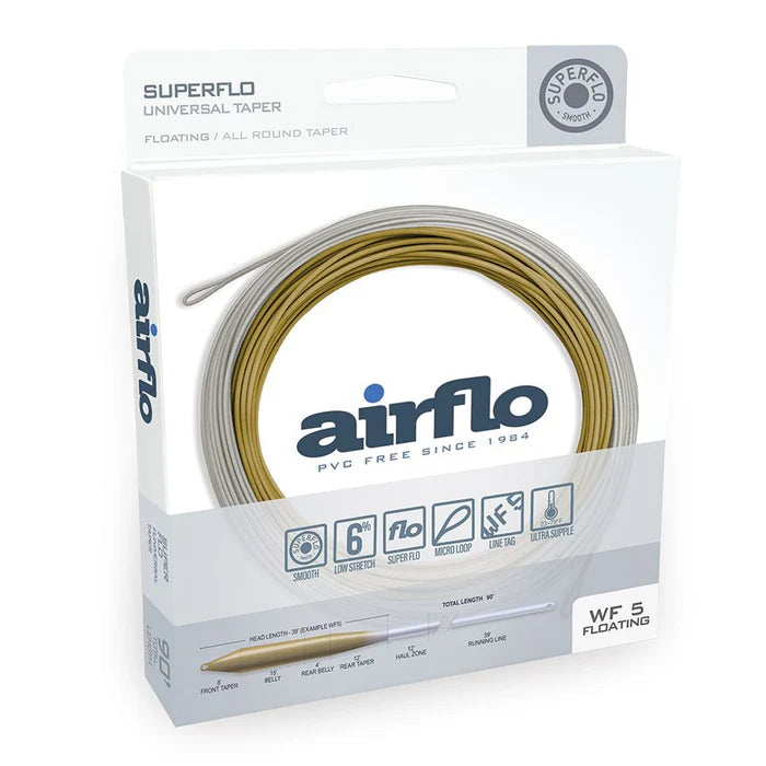 Airflo Super Flo Universal Taper WF-4F - - Mansfield Hunting & Fishing - Products to prepare for Corona Virus