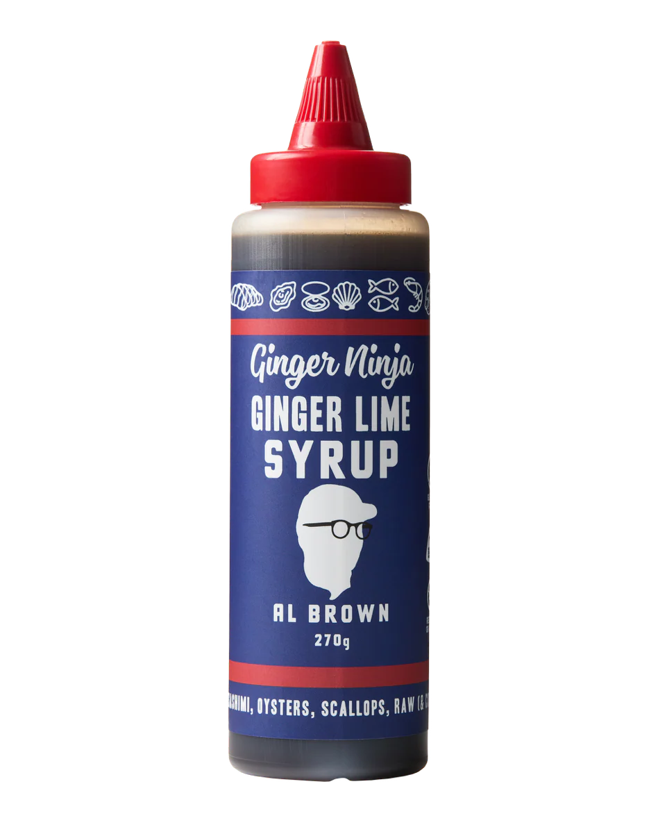 Al Brown Ginger Ninja Ginger Lime Syrup - 270ML - Mansfield Hunting & Fishing - Products to prepare for Corona Virus