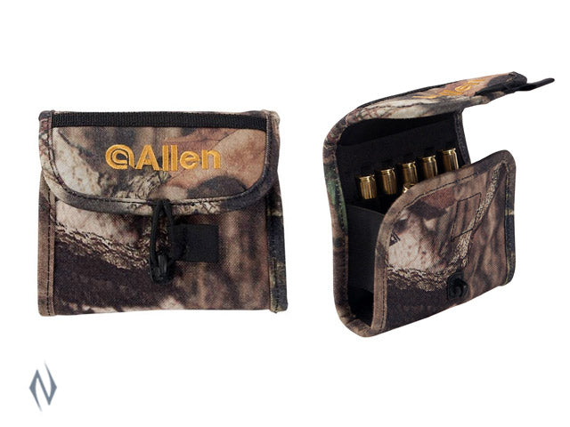 Allen Rifle Deluxe Ammo Pouch Camo 10 Round - - Mansfield Hunting & Fishing - Products to prepare for Corona Virus