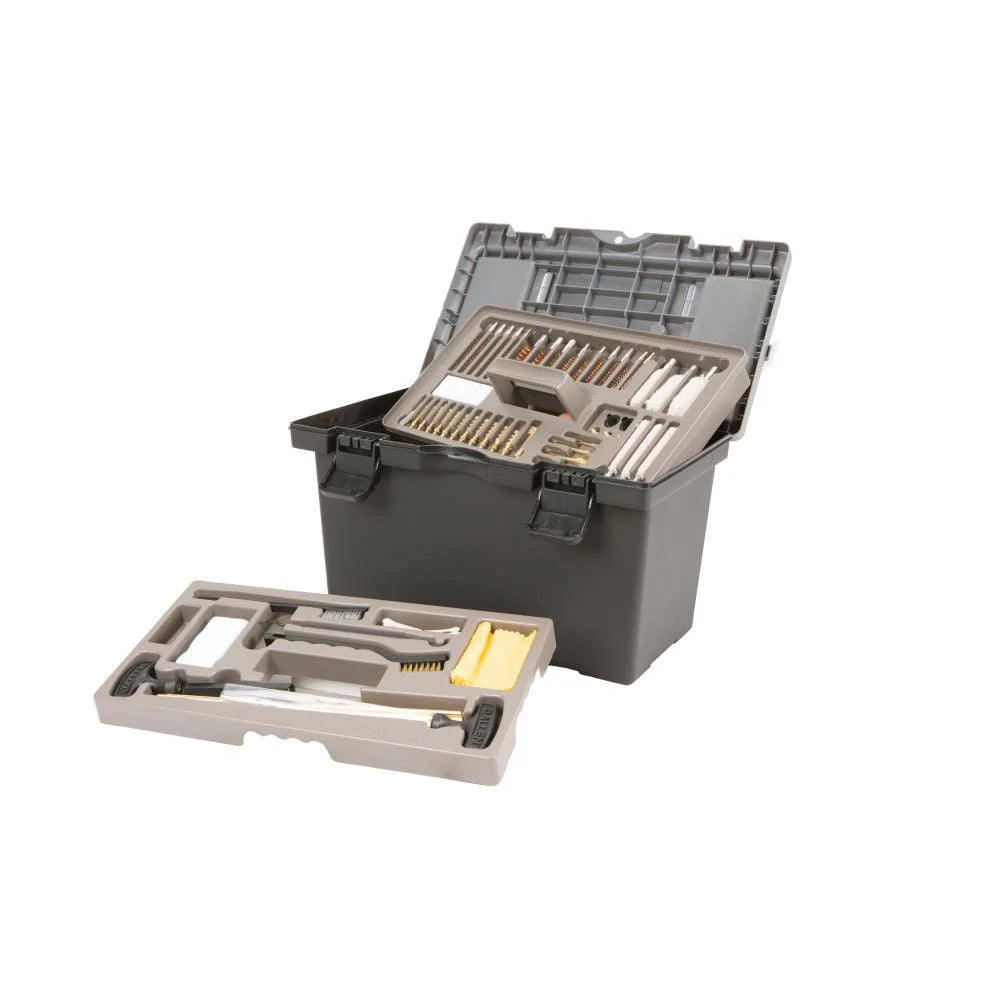 Allen Tool Box Cleaning Kit 65PC Set Black/Grey - - Mansfield Hunting & Fishing - Products to prepare for Corona Virus