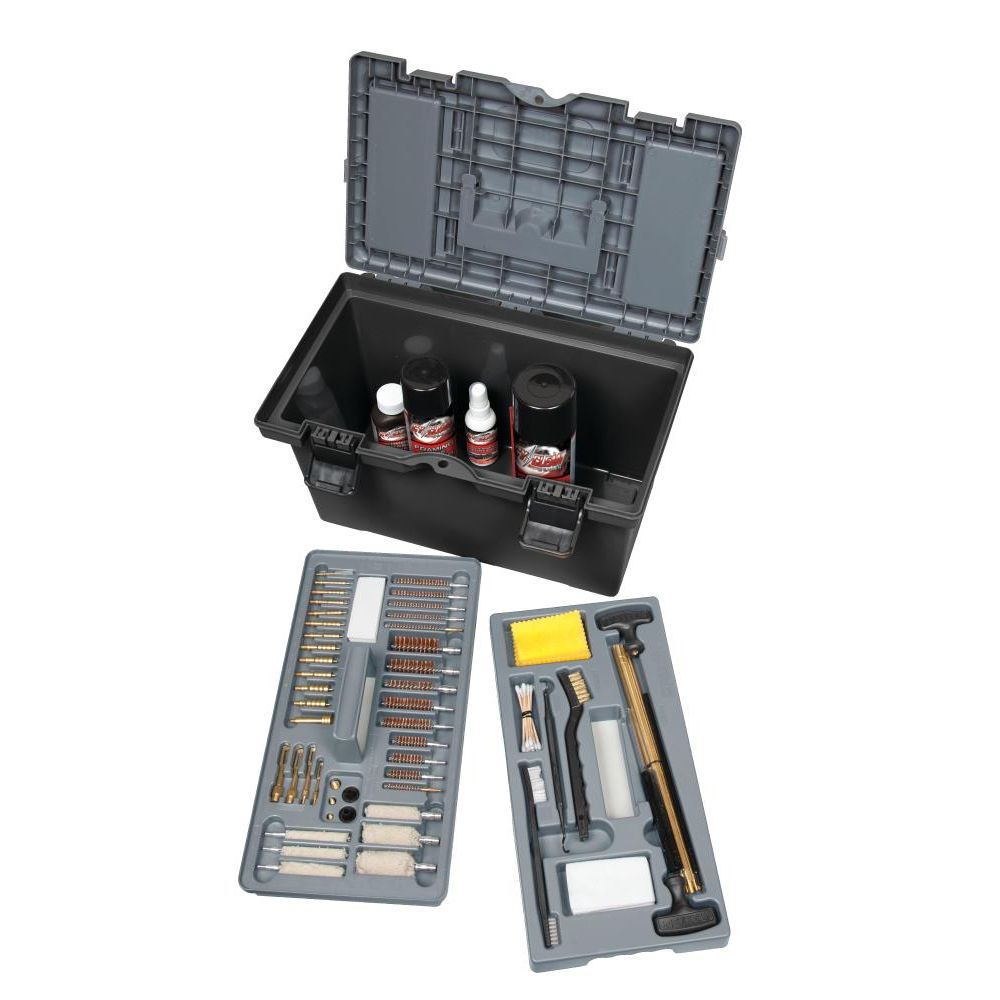 Allen Tool Box Cleaning Kit 65PC Set Black/Grey - - Mansfield Hunting & Fishing - Products to prepare for Corona Virus