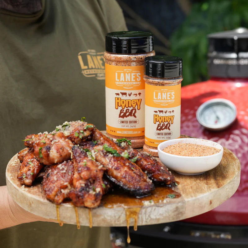 Lanes BBQ Honey BBQ Rub - 340g - Limited Edition - - Mansfield Hunting & Fishing - Products to prepare for Corona Virus