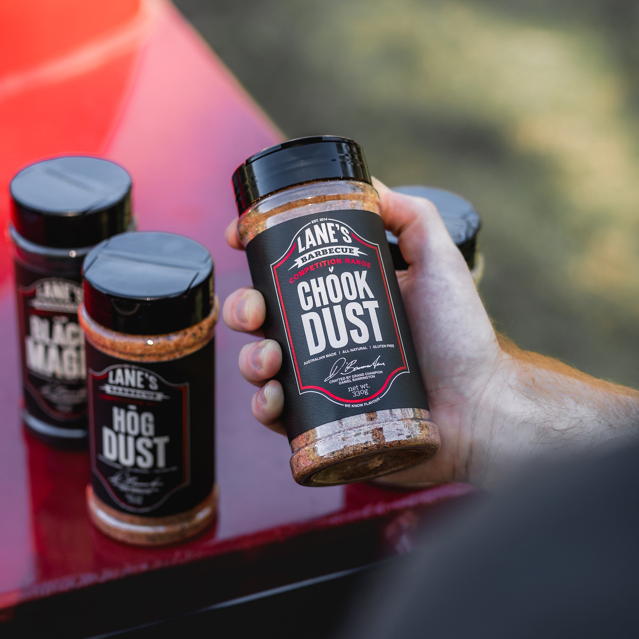 Lanes BBQ Comp Range Seasoning- Chook Dust 330g - - Mansfield Hunting & Fishing - Products to prepare for Corona Virus