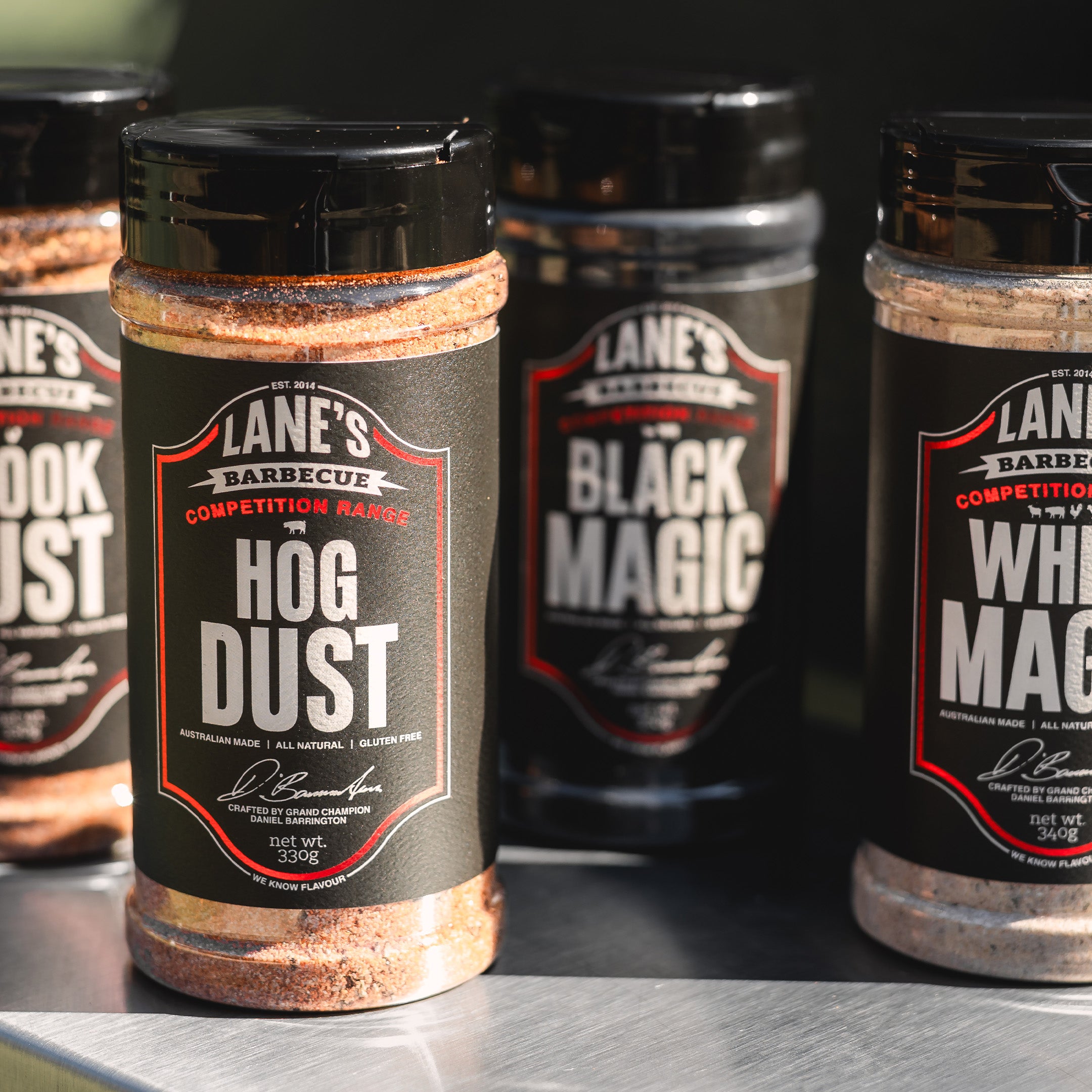 Lanes BBQ Comp Range Seasoning- White Magic 330g - - Mansfield Hunting & Fishing - Products to prepare for Corona Virus