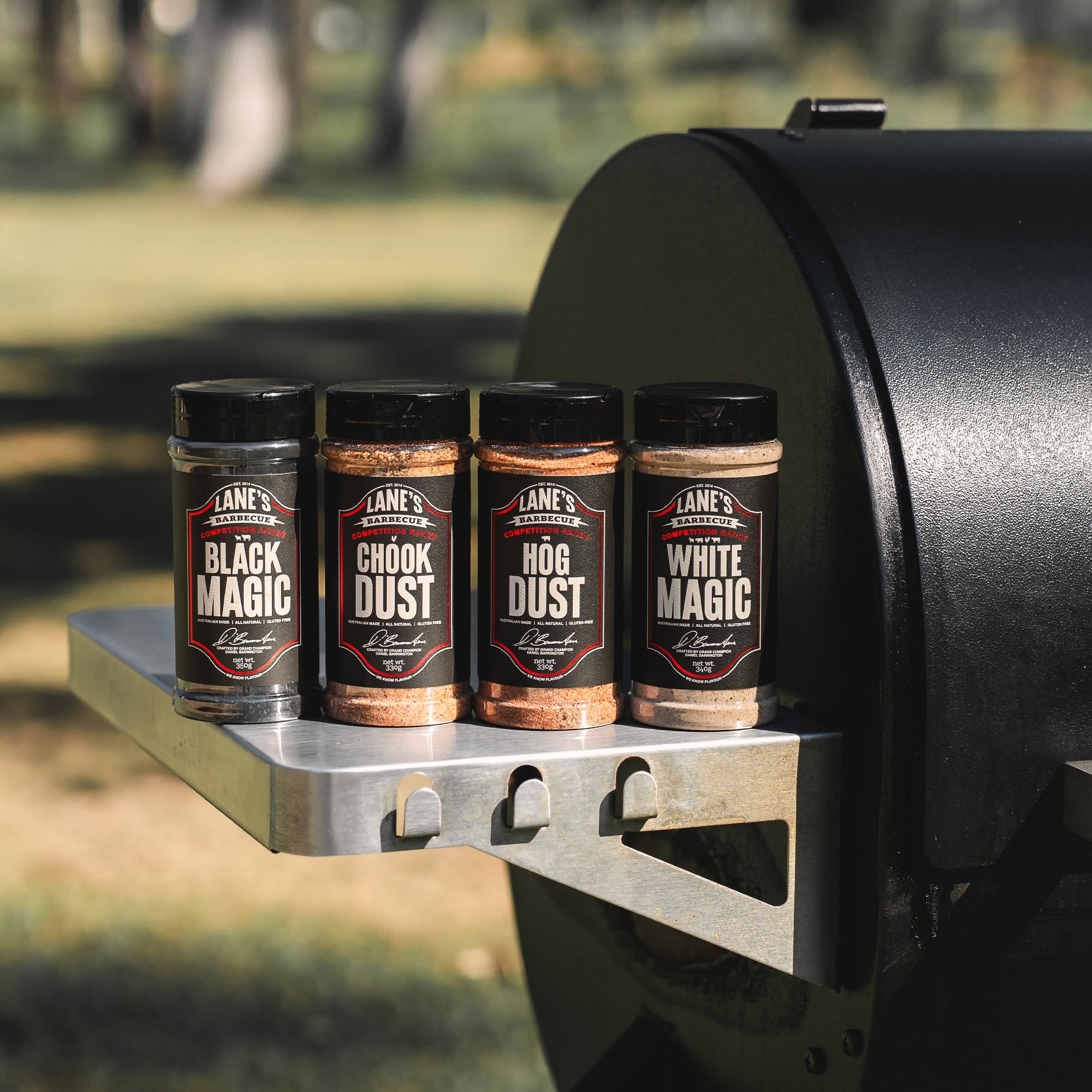 Lanes BBQ Comp Range Seasoning- White Magic 330g - - Mansfield Hunting & Fishing - Products to prepare for Corona Virus