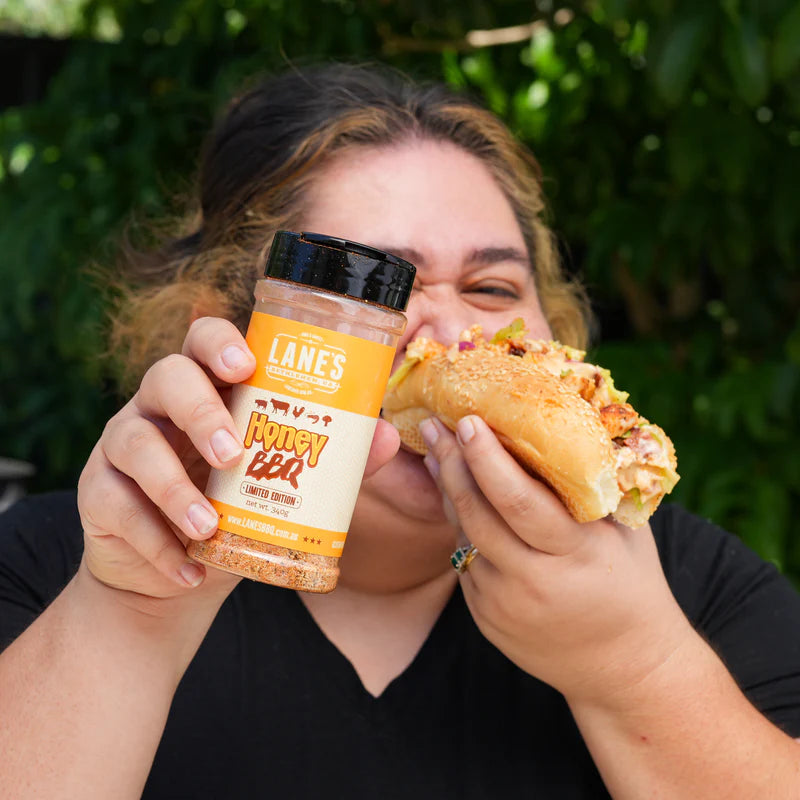 Lanes BBQ Honey BBQ Rub - 340g - Limited Edition - - Mansfield Hunting & Fishing - Products to prepare for Corona Virus