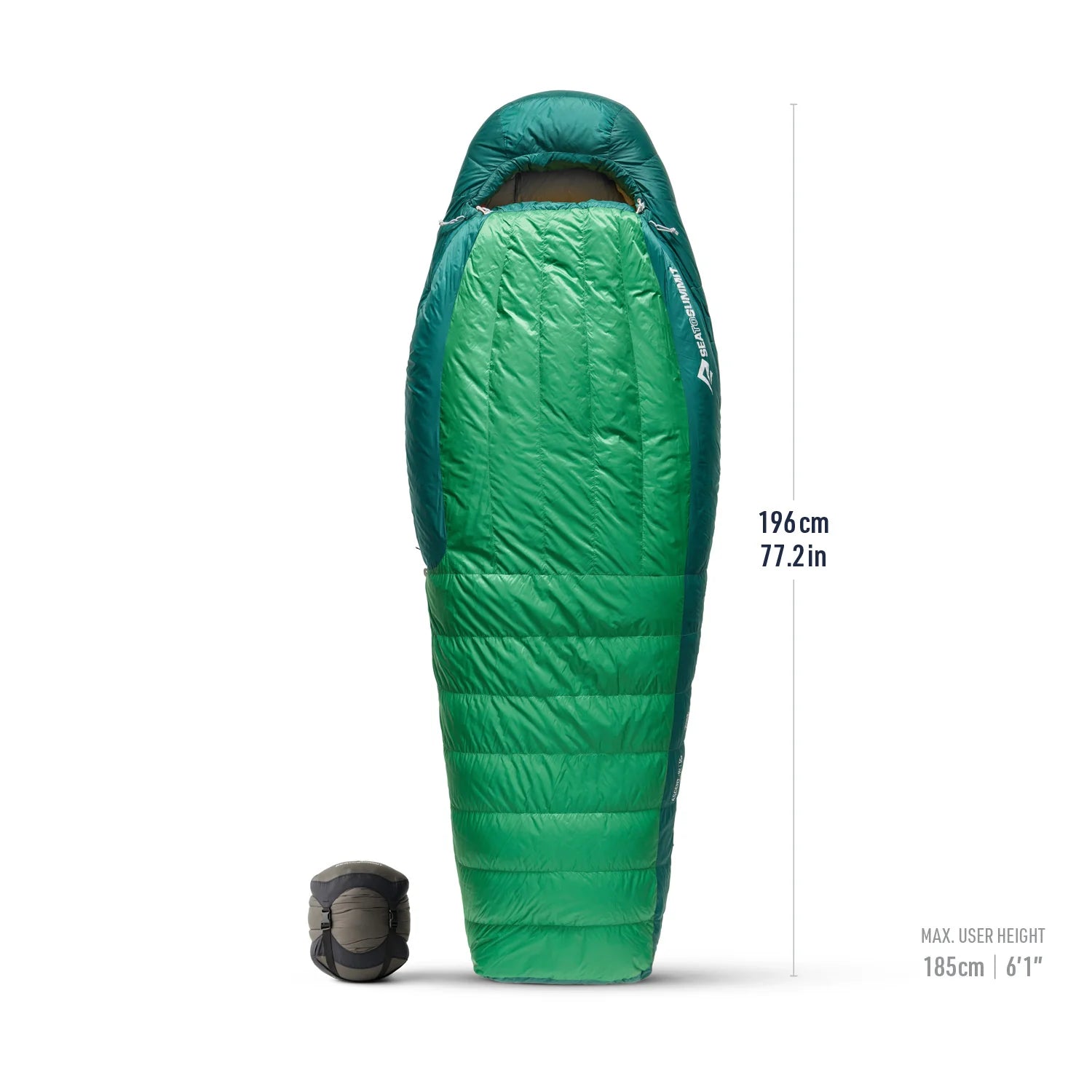 Sea To Summit Ascent Down Sleeping Bag - -9C/15F Regular - Mansfield Hunting & Fishing - Products to prepare for Corona Virus
