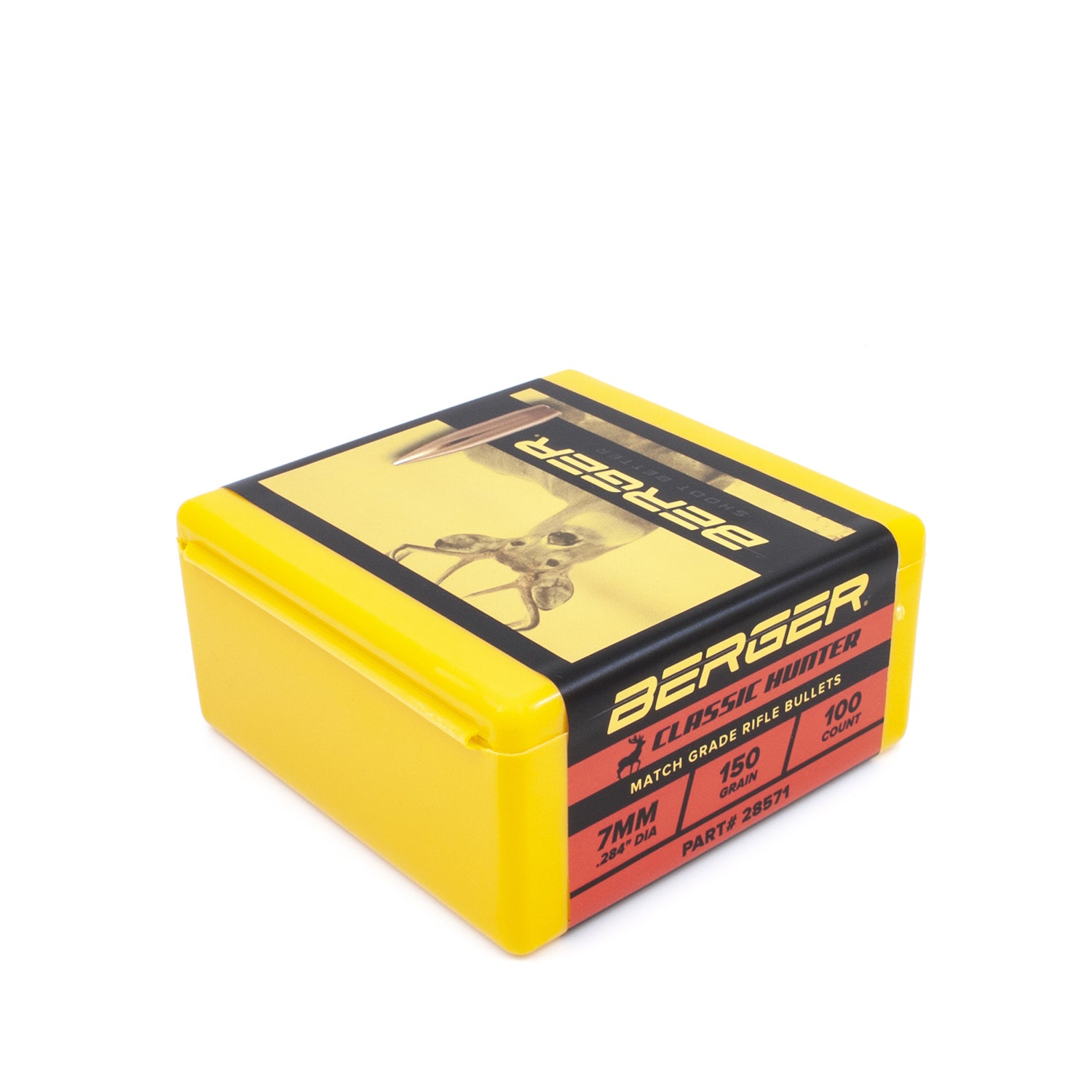 Berger 7mm 150gr Classic Hunter Projectiles - 100pk - - Mansfield Hunting & Fishing - Products to prepare for Corona Virus