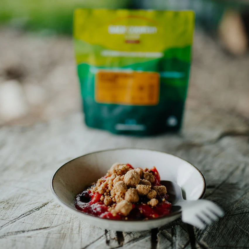 Back Country Cuisine - Apple & Berry Crumble - - Mansfield Hunting & Fishing - Products to prepare for Corona Virus