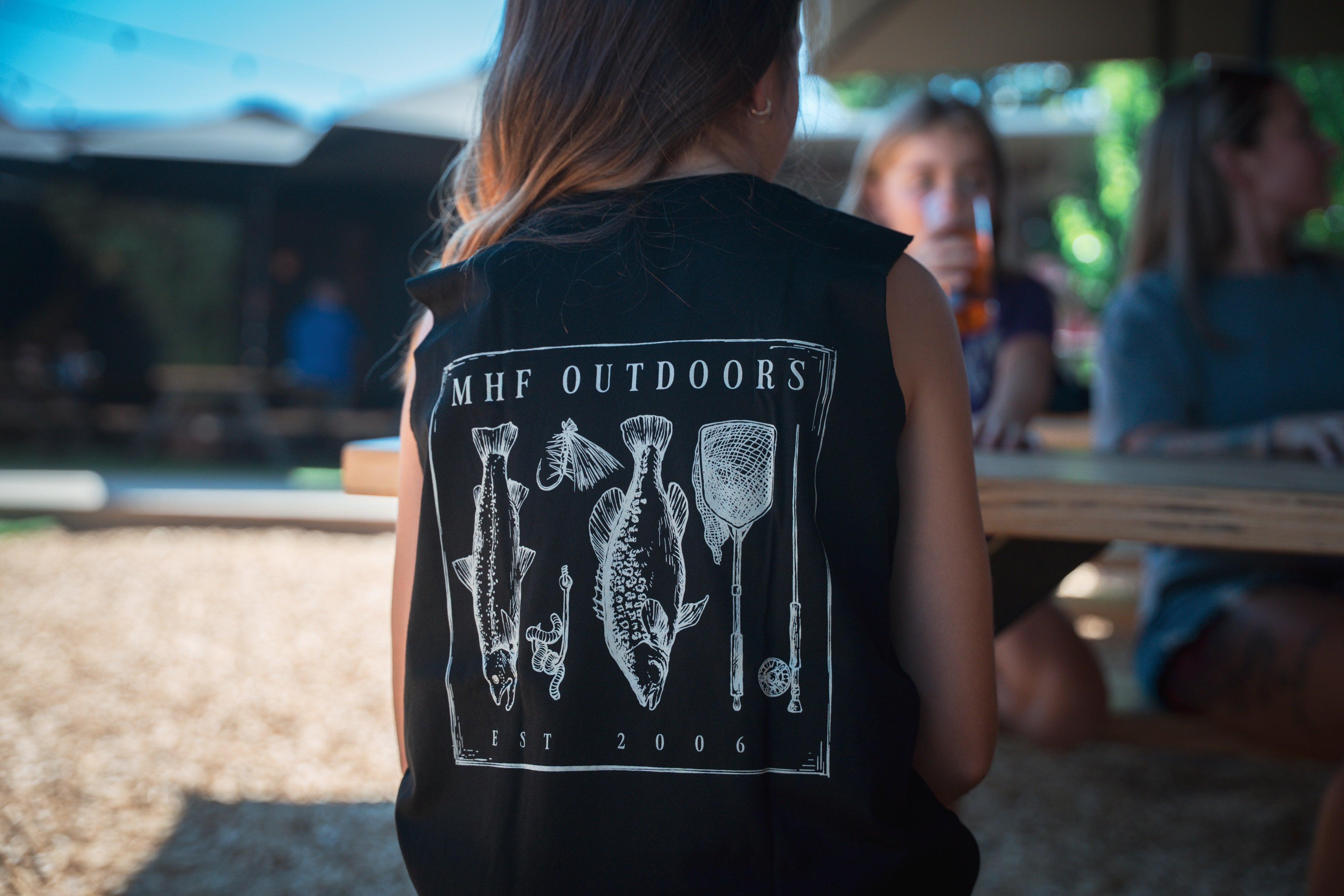 MHF Kids Freshwater Singlet - Black - - Mansfield Hunting & Fishing - Products to prepare for Corona Virus