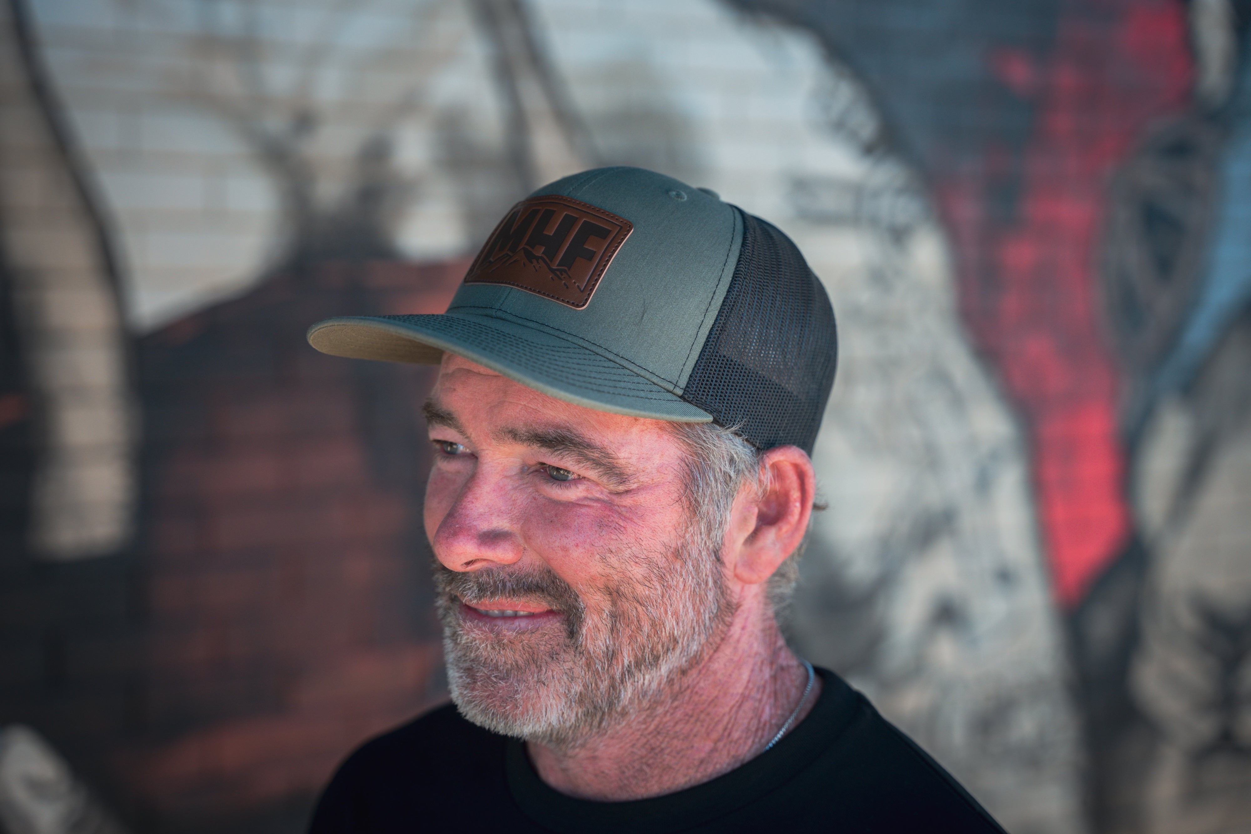 MHF Leather Patch Cap - Loden/Black - - Mansfield Hunting & Fishing - Products to prepare for Corona Virus