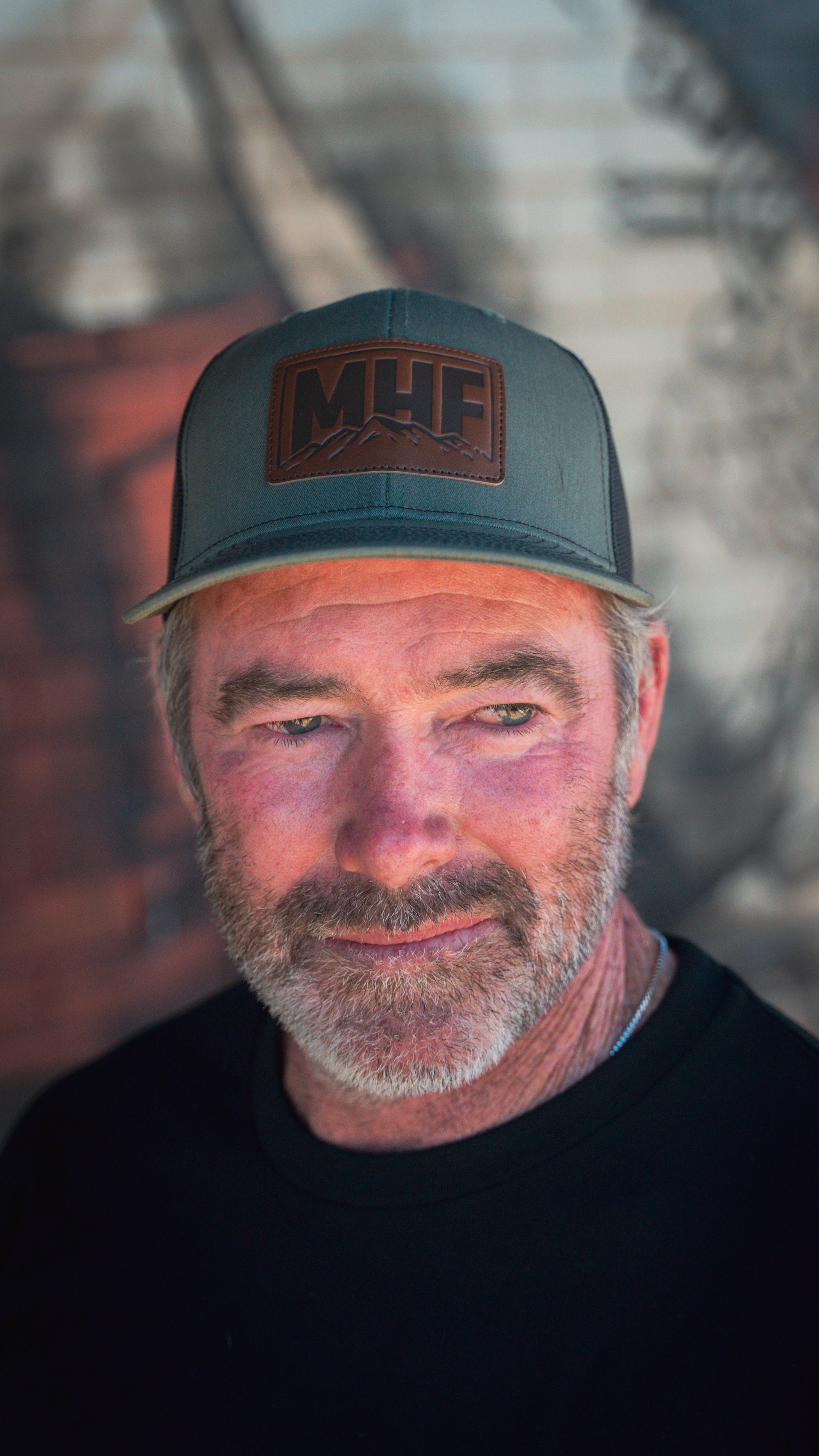 MHF Leather Patch Cap - Loden/Black - - Mansfield Hunting & Fishing - Products to prepare for Corona Virus