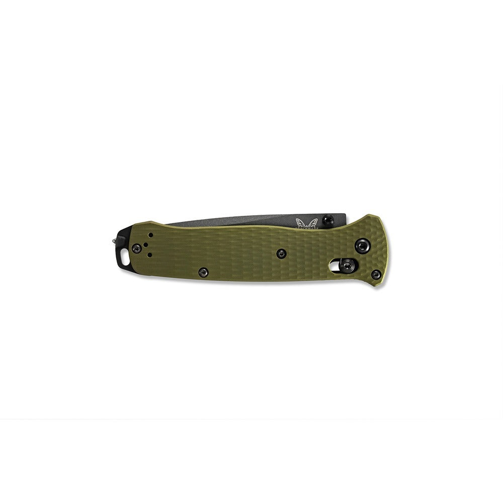 Benchmade Bailout Axis M4 Steel Folding Knife - Olive Green - - Mansfield Hunting & Fishing - Products to prepare for Corona Virus