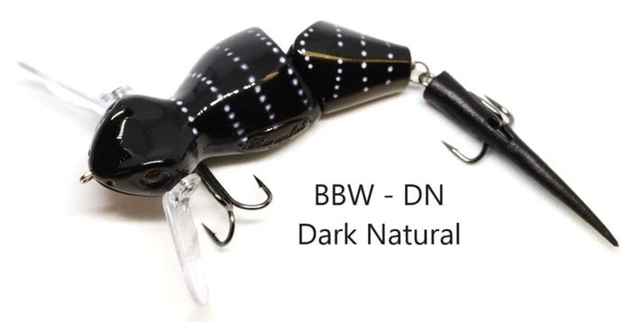 Barambah Baby Bidjiwong 145mm Topwater Lure - 145MM / DARK NATURAL - Mansfield Hunting & Fishing - Products to prepare for Corona Virus