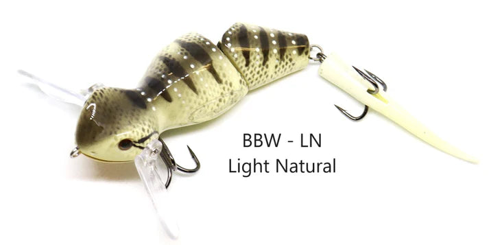 Barambah Baby Bidjiwong 145mm Topwater Lure - 145MM / Light Natural - Mansfield Hunting & Fishing - Products to prepare for Corona Virus