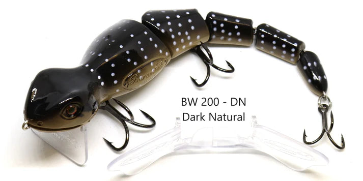 Barambah Bidjiwong 200 Topwater Lure - 200MM / DARK NATURAL - Mansfield Hunting & Fishing - Products to prepare for Corona Virus