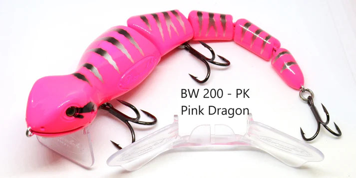 Barambah Bidjiwong 200 Topwater Lure - 200MM / PINK DRAGON - Mansfield Hunting & Fishing - Products to prepare for Corona Virus