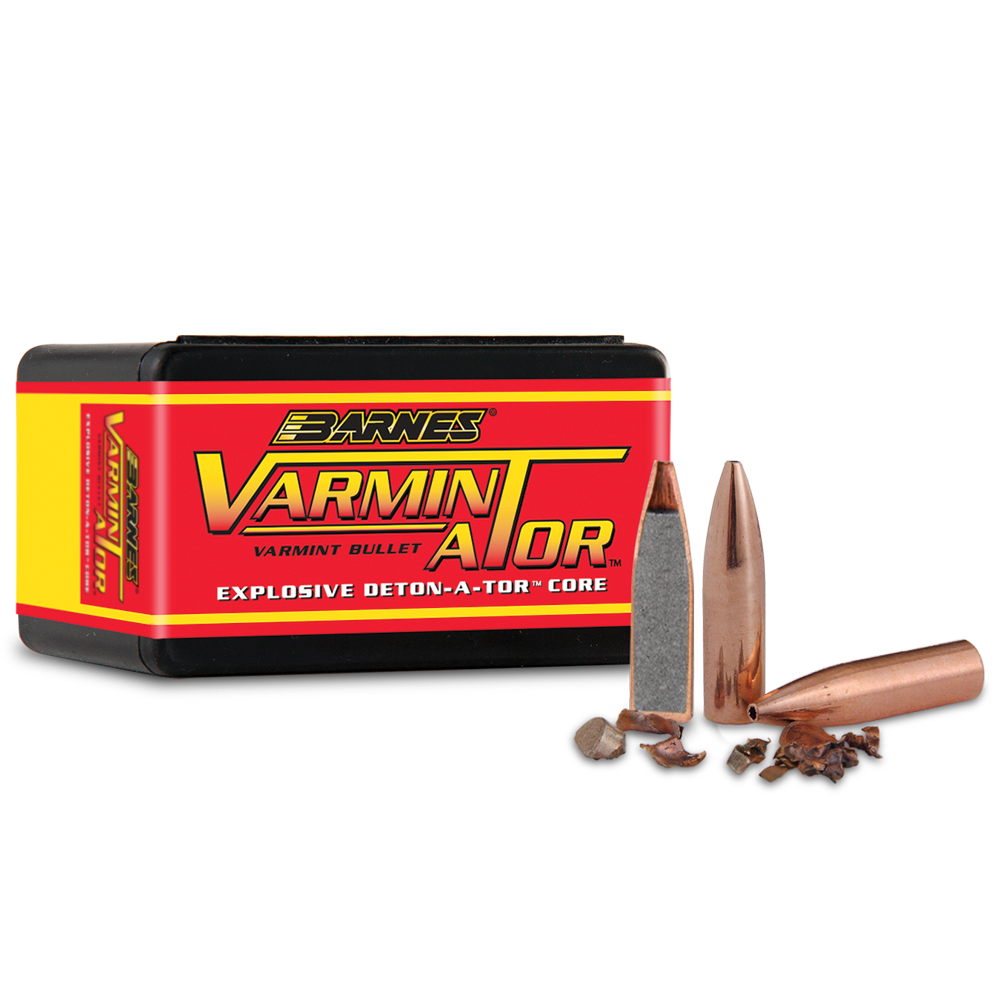 Barnes Varminator 20 Cal .204 32gr HP FB Projectiles 100pk - - Mansfield Hunting & Fishing - Products to prepare for Corona Virus