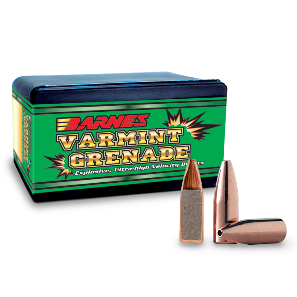 Barnes Varmint Grenade 22 Cal 50gr FB Projectiles - 250Pk -  - Mansfield Hunting & Fishing - Products to prepare for Corona Virus