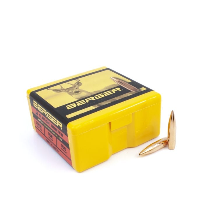 Berger 7mm 168gr Classic Hunter Projectiles (100pk) - - Mansfield Hunting & Fishing - Products to prepare for Corona Virus