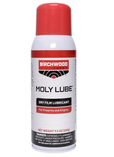 Birchwood Casey Moly Lube Lubricant 9.5oz Aerosol - - Mansfield Hunting & Fishing - Products to prepare for Corona Virus