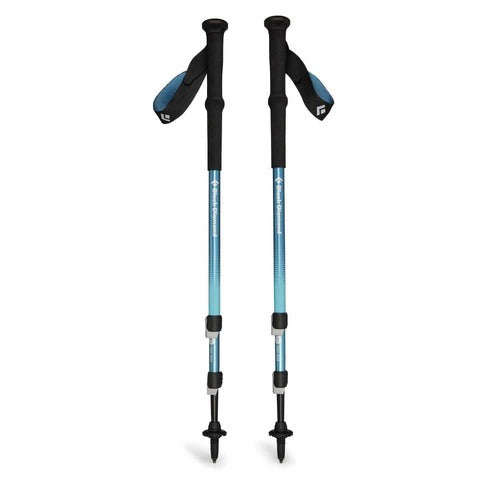 Black Diamond Trail Back Trekking Poles S24 Creek Blue - - Mansfield Hunting & Fishing - Products to prepare for Corona Virus