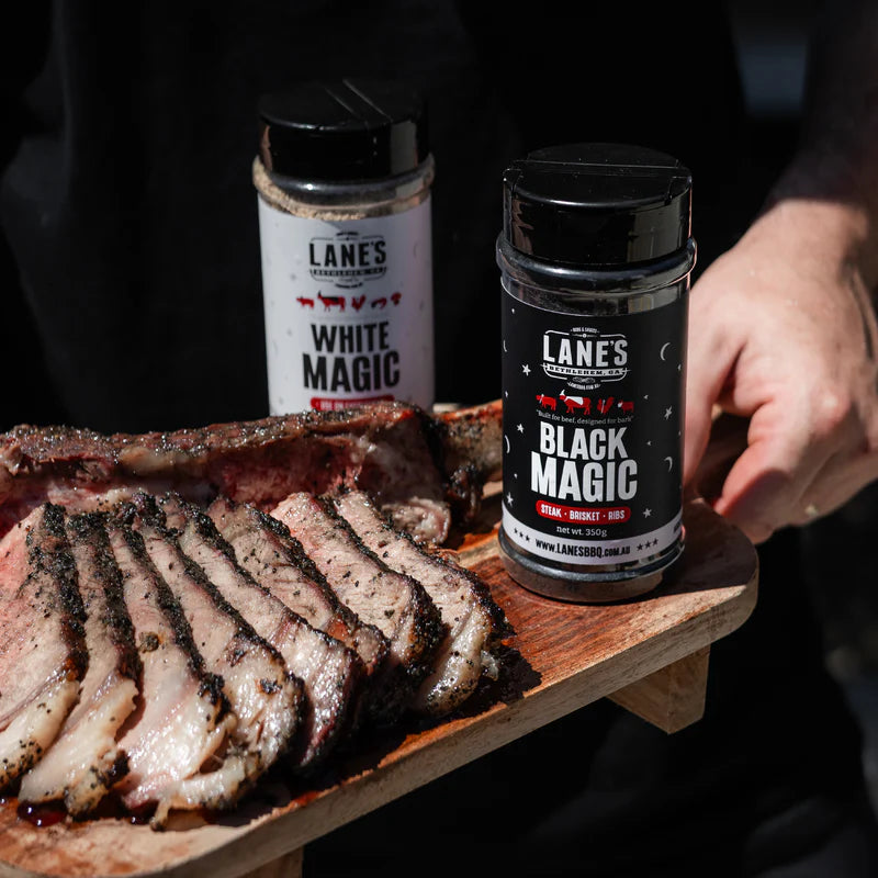 Lanes BBQ Comp Range Seasoning- White Magic 330g - - Mansfield Hunting & Fishing - Products to prepare for Corona Virus