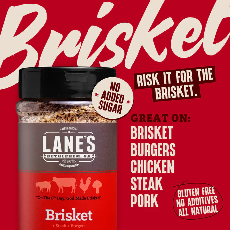 Lanes BBQ Seasoning - BRISKET - 130g - - Mansfield Hunting & Fishing - Products to prepare for Corona Virus