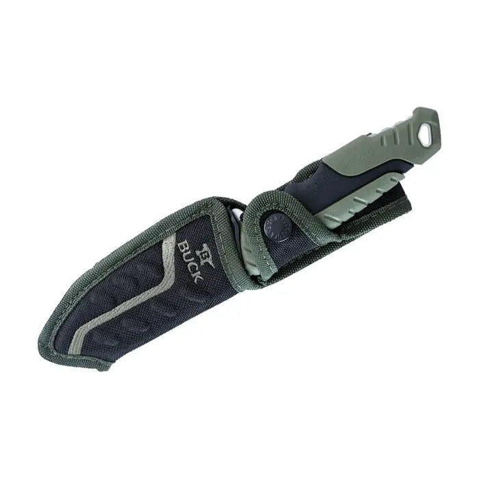 Buck Pursuit LG Fold ORG HDL Blade 9.2 Inch Knife - - Mansfield Hunting & Fishing - Products to prepare for Corona Virus