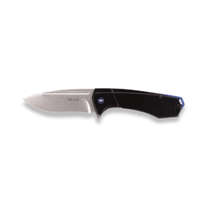 Buck Ruckus Blue/Black Drop Point 8.9cm Knife - - Mansfield Hunting & Fishing - Products to prepare for Corona Virus