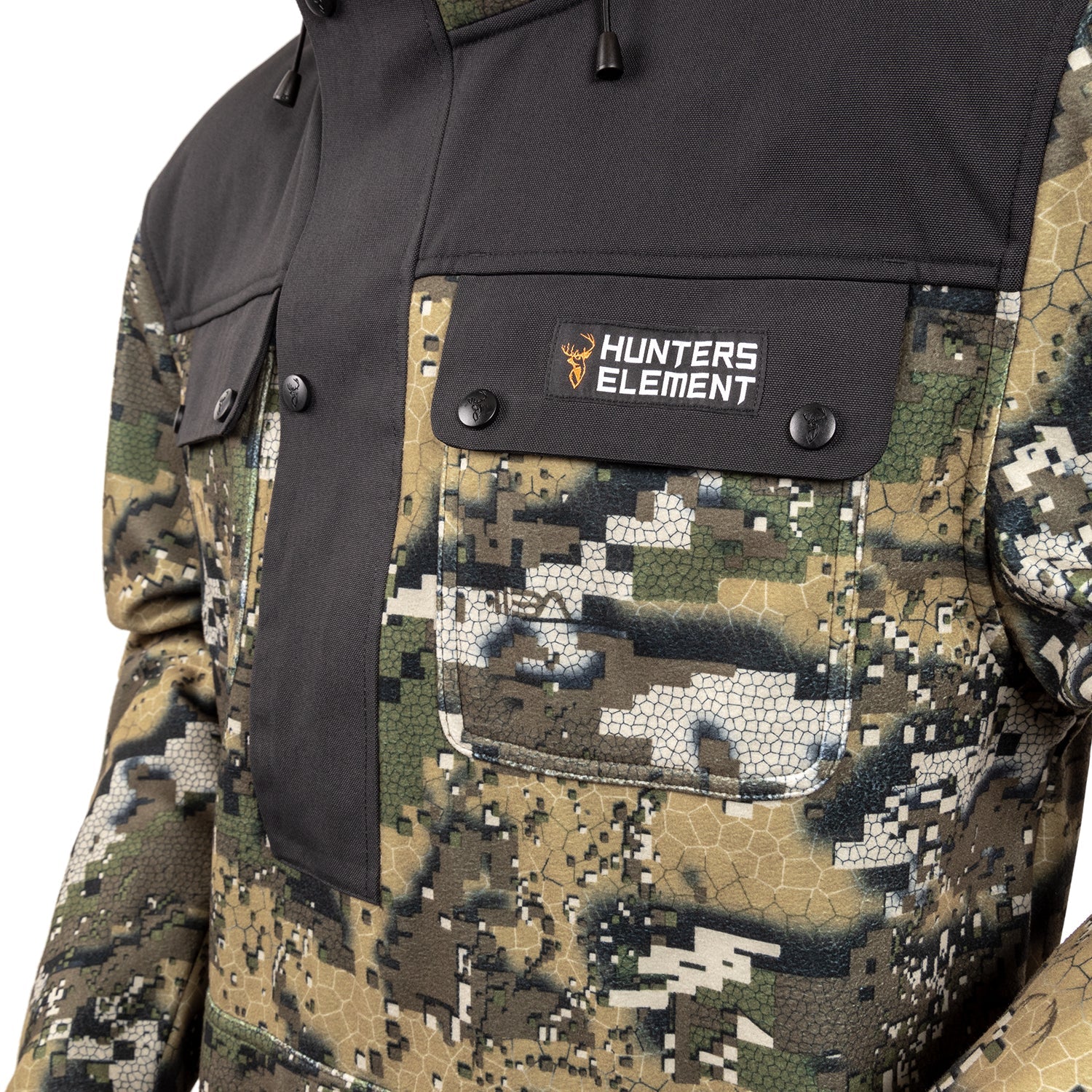 Hunters Element Bush Coat Half Zip - Desolve Veil - - Mansfield Hunting & Fishing - Products to prepare for Corona Virus