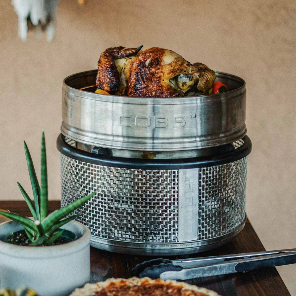 Cobb Dome Extension & Chicken Roasting Stand - - Mansfield Hunting & Fishing - Products to prepare for Corona Virus