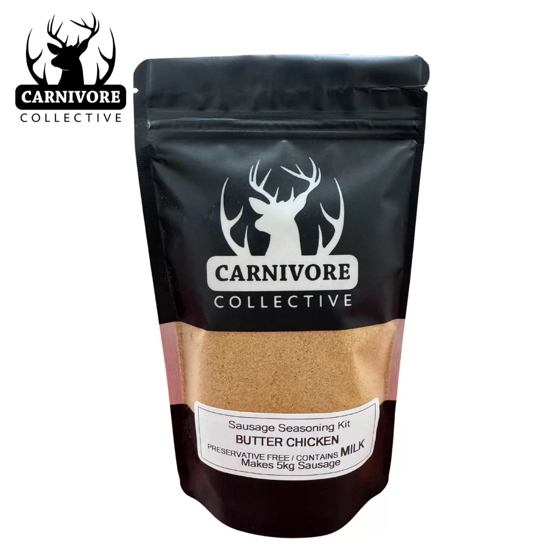 Carnivore Collective Sausage Seasoning Kit - BUTTER CHICKEN - Mansfield Hunting & Fishing - Products to prepare for Corona Virus