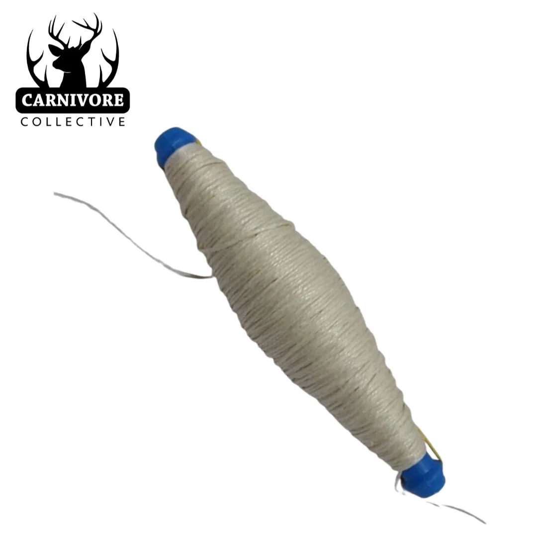 Carnivore Collective Cotton Salami Twine 30m Spool White - - Mansfield Hunting & Fishing - Products to prepare for Corona Virus
