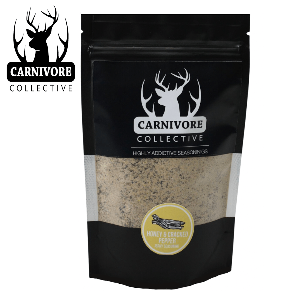 Carnivore Collective Jerky Seasoning - HONEY AND CRACKED PEPPER - Mansfield Hunting & Fishing - Products to prepare for Corona Virus