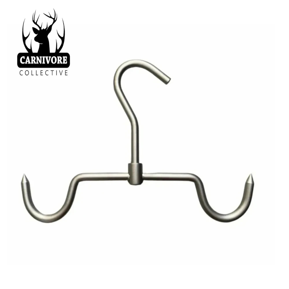 Carnivore Collective Stainless Swivel Gambrel Hook - - Mansfield Hunting & Fishing - Products to prepare for Corona Virus