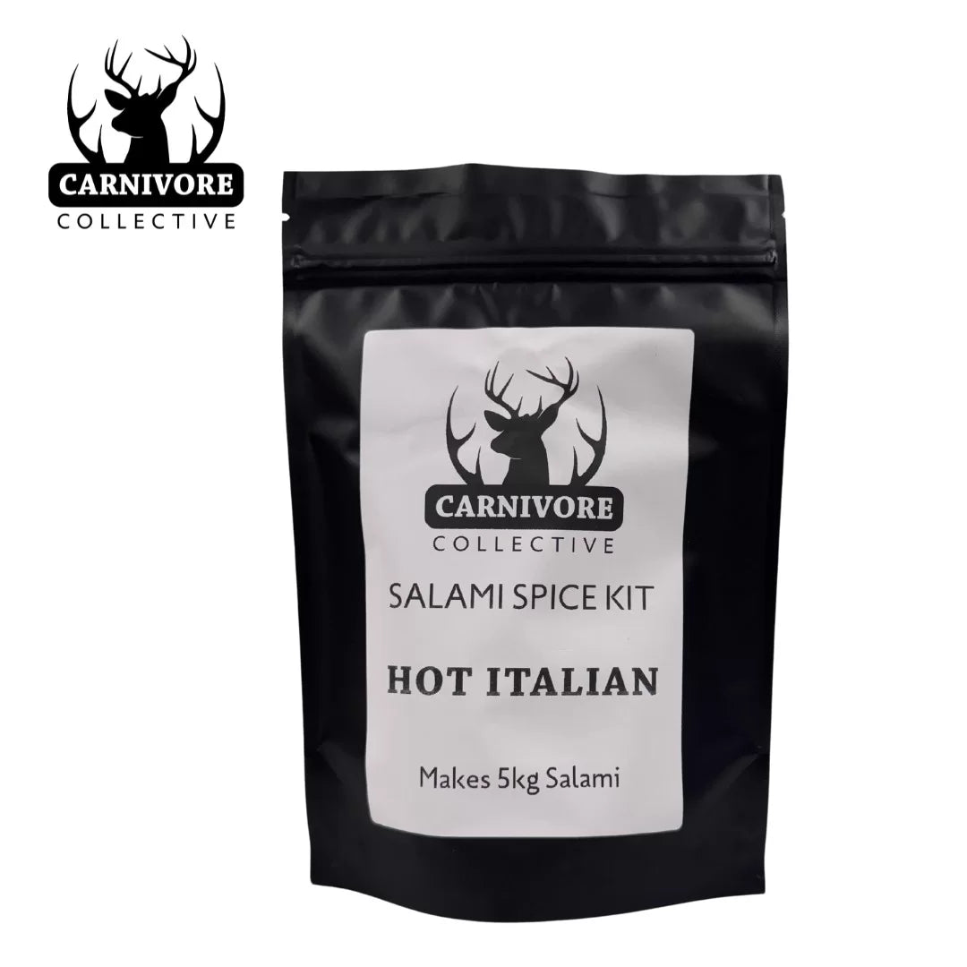 Carnivore Collective Hot Italian Salami Spice 5kg batch - - Mansfield Hunting & Fishing - Products to prepare for Corona Virus