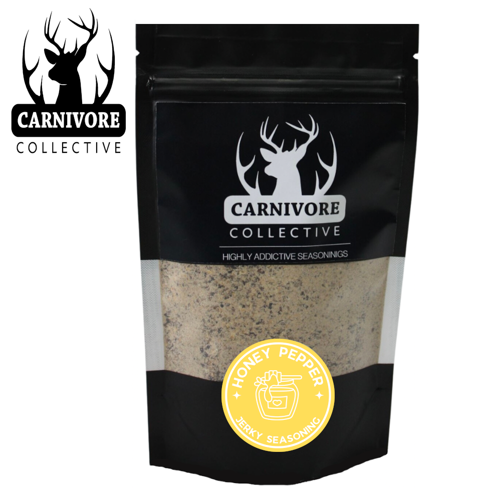 Carnivore Collective Jerky Seasoning - HONEY AND CRACKED PEPPER - Mansfield Hunting & Fishing - Products to prepare for Corona Virus