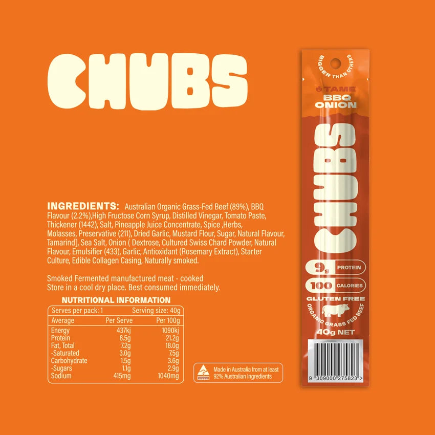 Offgrid Provisions - Chubs BBQ Onion Beef Stick