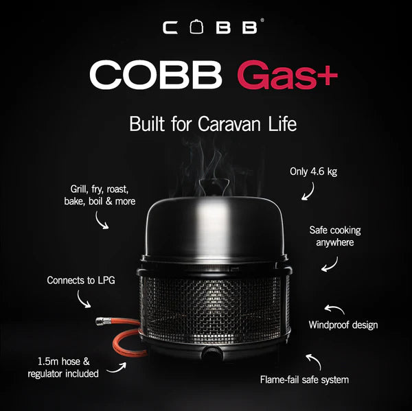 Cobb Grill Gas+ (LPG) - - Mansfield Hunting & Fishing - Products to prepare for Corona Virus