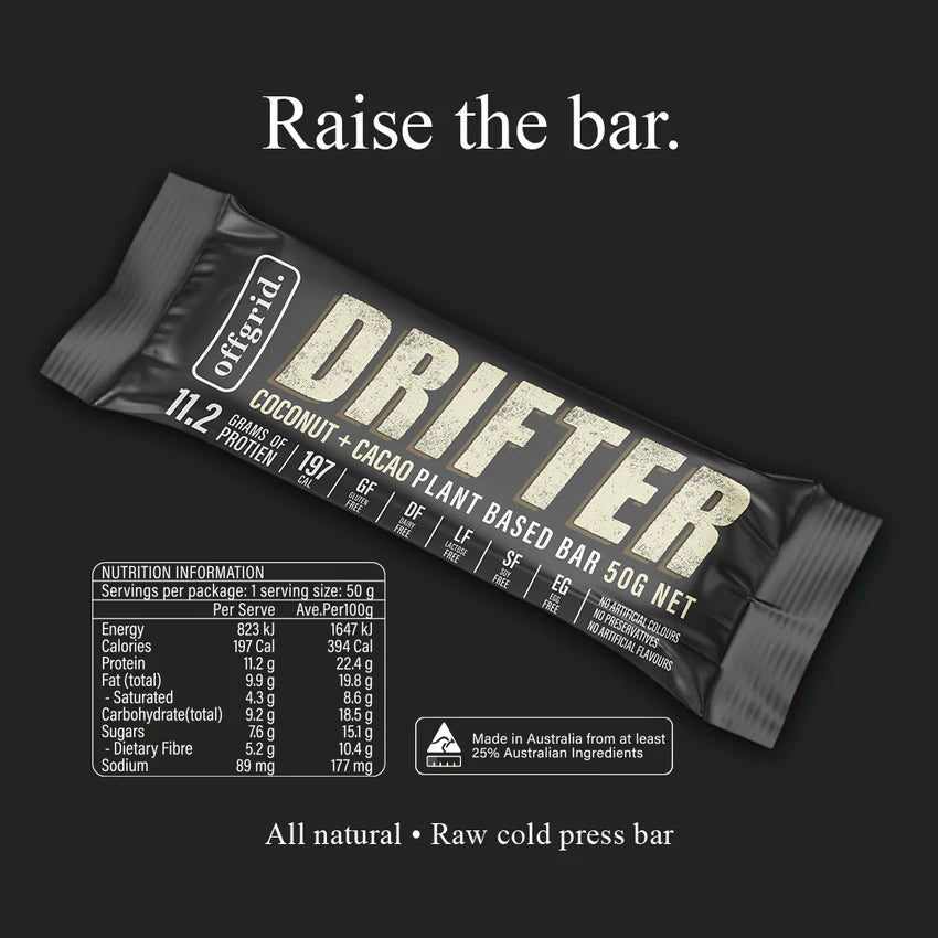 Offgrid Provisions Drifter Protein - Coconut - - Mansfield Hunting & Fishing - Products to prepare for Corona Virus
