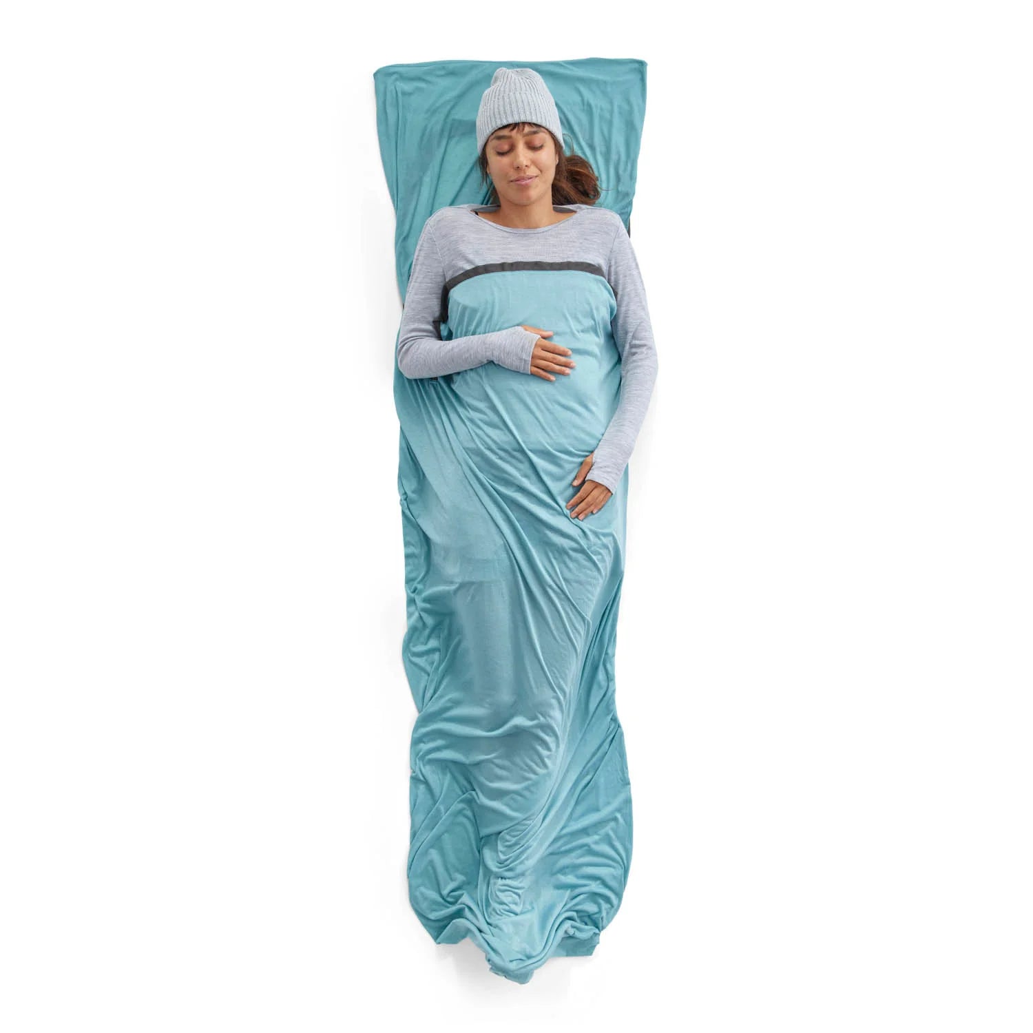 Sea To Summit Comfort Blend Sleep Bag Liner Rectangular With Pillow Sleeve - - Mansfield Hunting & Fishing - Products to prepare for Corona Virus