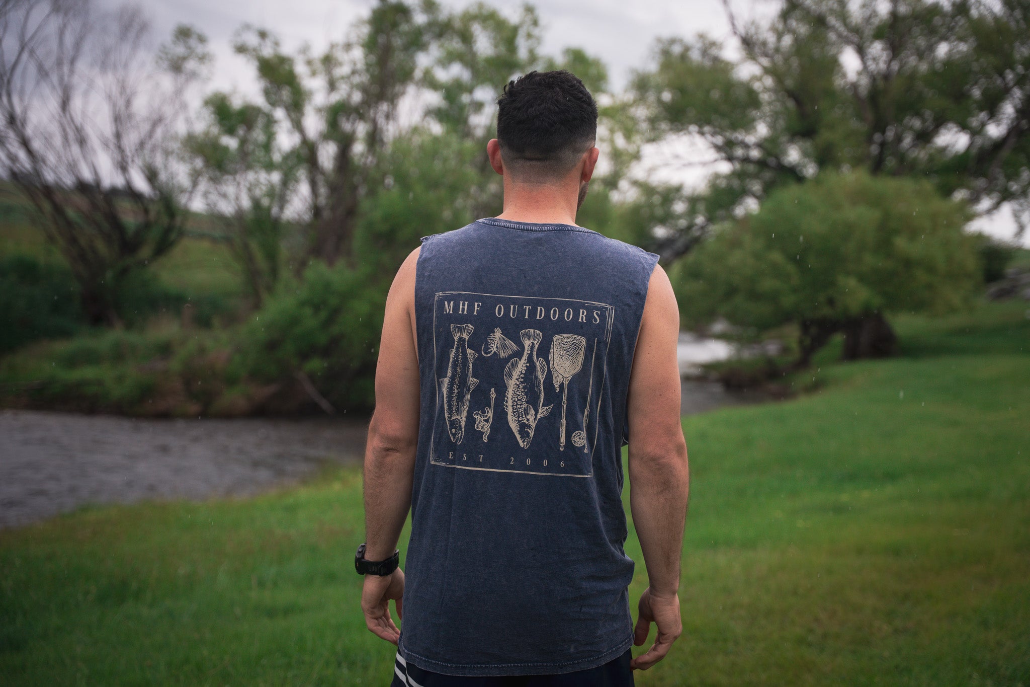 MHF Freshwater Singlet - Stonewash Blue