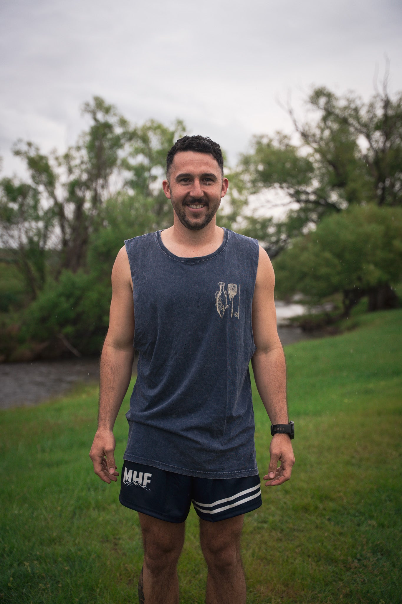 MHF Freshwater Singlet - Stonewash Blue