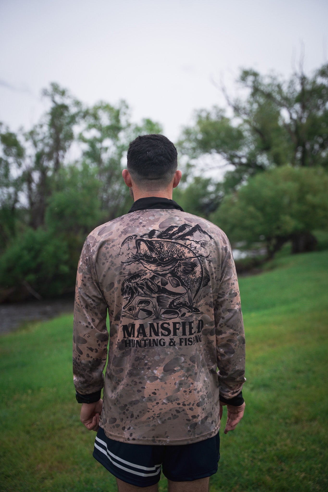 MHF Adults Cod Fishing Shirt UV 50+ - Tan - XS / TAN - Mansfield Hunting & Fishing - Products to prepare for Corona Virus