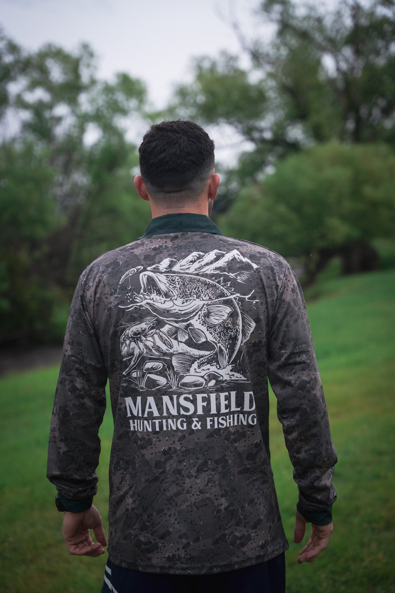 MHF Adults Cod Fishing Shirt UV 50+ - Green