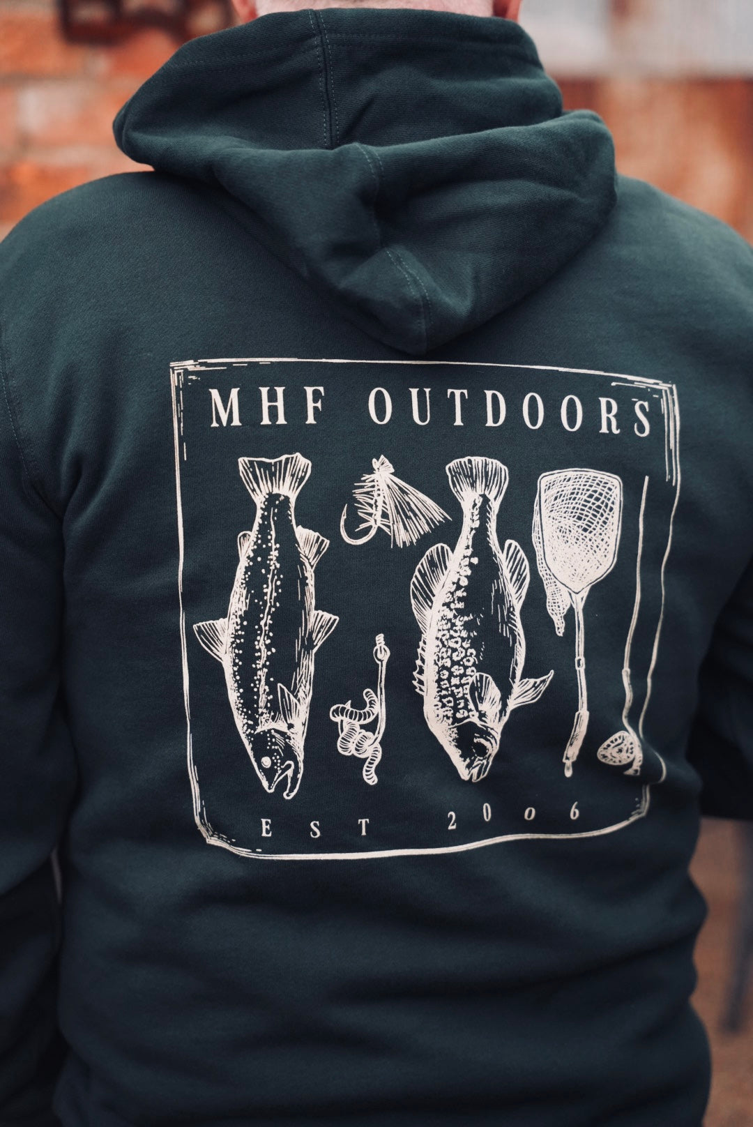 MHF Freshwater Hoodie - Pine Green - - Mansfield Hunting & Fishing - Products to prepare for Corona Virus